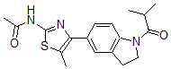 CAS 登录号：606121-90-8， N-[4-[2,3-二氢-1-(2-甲基-1-氧代丙基)-1H-吲哚-5-基]-5-甲基-噻唑-2-基]-乙酰胺