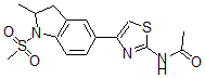 CAS#: 606121-97-5， N-[4-[2,3-Dihydro-2-Methyl-1-(Methylsulfonyl)-1H-Indol-5-Yl]-Thiazol-2-Yl]-Acetamide