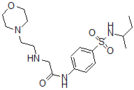 CAS#: 606135-06-2， N-[4-[[(1-Methylpropyl)Amino]Sulfonyl]Phenyl]-2-[[2-(4-Morpholinyl)Ethyl]Amino]-Acetamide