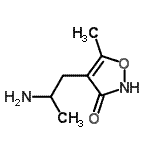 CAS#: 60636-73-9， 4-(2-Aminopropyl)-5-Methyl-1,2-Oxazol-3(2H)-One