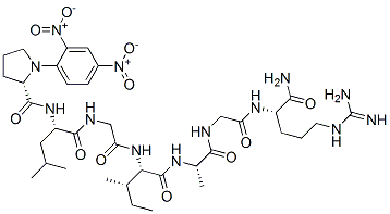 CAS 登录号：60643-92-7， 1-(2,4-二硝基苯基)-L-脯氨酰-L-亮氨酰甘氨酰-L-异亮氨酰-L-丙氨酰甘氨酰-L-精氨酰胺