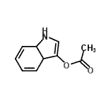CAS#: 606492-37-9， 3a,7a-Dihydro-1H-indol-3-yl acetate