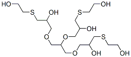 CAS 登录号：60763-76-0， 9-[2-羟基-3-[(2-羟基乙基)硫代]丙氧基]-7,11-二氧杂-3,15-二硫杂十七烷-1,5,13,17-四醇
