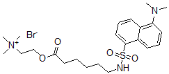 CAS#: 60837-35-6， 2-{[6-({[5-(Dimethylamino)-1-naphthyl]sulfonyl}amino)hexanoyl]oxy}-N,N,N-trimethylethanaminium bromide