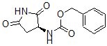 结构式 CAS# 60846-91-5, [(3S)-2,5-二氧代-3-吡咯烷基]-氨基甲酸苄酯