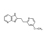 CAS#: 608880-48-4， 2-[2-(4-Methoxy-2-pyridinyl)ethyl]-3H-imidazo[4,5-b]pyridine