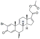 CAS#: 60892-57-1， 2-Bromo-6beta-Fluoro-21-Hydroxypregna-1,4,9(11),16-Tetraene-3,20-Dione 21-Acetate