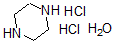 structure of CAS# 6091-62-9, Piperazine Dihydrochloride Hydrate