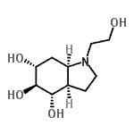 CAS#: 609344-58-3， (3aR,4S,5S,6R,7aR)-1-(2-Hydroxyethyl)octahydro-1H-indole-4,5,6-triol