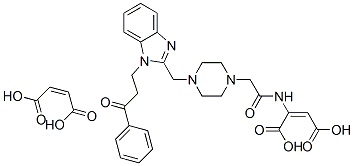 CAS#: 60960-29-4， N-Isopropyl-4-[[1-(3-Oxo-3-Phenylpropyl)-1H-Benzimidazol-2-Yl]Methyl]Piperazine-1-Acetamide Dimaleate