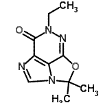 CAS#: 609819-46-7， 6-Ethyl-3,3-dimethyl-4-oxa-1,2a,5,6-tetraazacyclopenta[cd]inden-7(6H)-one