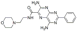 CAS 登录号：61-69-8， 4,7-二氨基-N-(2-吗啉基乙基)-2-苯基-6-蝶啶甲酰胺