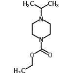 structure of CAS# 61014-91-3, Ethyl 4-Isopropyl-1-Piperazinecarboxylate;4-Isopropylpiperazine-1-carboxylic acid ethyl ester;Ethyl 4-(1-methylethyl)piperazine-1-carboxylate