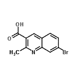 CAS#: 610277-19-5， 7-Bromo-2-methyl-3-quinolinecarboxylic acid