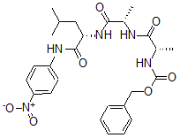 CAS#: 61043-33-2， N-[(Phenylmethoxy)Carbonyl]-L-Alanyl-L-Alanyl-N-(4-Nitrophenyl)-L-Leucinamide