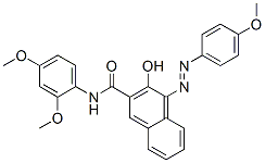 CAS 登录号：61050-18-8， N-(2,4-二甲氧基苯基)-3-羟基-4-[(4-甲氧基苯基)偶氮]萘-2-甲酰胺