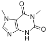 结构式 CAS# 611-59-6, 1,7-二甲基黄嘌呤