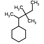 CAS#: 61142-21-0， (3,3-Dimethyl-2-Pentanyl)Cyclohexane