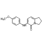 CAS#: 612065-06-2， 6-[(4-Methoxyphenyl)amino]-2,3-dihydro-5(1H)-indolizinone