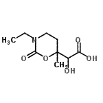 CAS#: 612065-66-4， (3-Ethyl-6-methyl-2-oxo-1,3-oxazinan-6-yl)(hydroxy)acetic acid