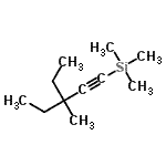 CAS#: 61228-00-0， (3-Ethyl-3-Methyl-1-Pentyn-1-Yl)(Trimethyl)Silane