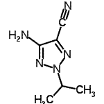 CAS#: 612506-33-9， 5-amino-2-isopropyl-triazole-4-carbonitrile