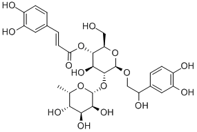 CAS#: 61276-16-2， [(1R,6S,7S,8R,9R)-4-(3,4-Dihydroxyphenyl)-9-(Hydroxymethyl)-7-[(2S,3R,4R,5S,6S)-3,4,5-Trihydroxy-6-Methyl-Oxan-2-Yl]Oxy-2,5,10-Trioxabicyclo[4.4.0]Dec-8-Yl] (E)-3-(3,4-Dihydroxyphenyl)Prop-2-Enoate