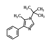 CAS#: 61278-76-0， 5-Methyl-1-(2-Methyl-2-Propanyl)-4-Phenyl-1H-Imidazole