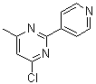 CAS 登录号：61310-33-6， 4-氯-6-甲基-2-(4-吡啶基)嘧啶