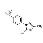 结构式 CAS# 61320-20-5, 4-(3,5-二甲基-1H-吡唑-1-基)苯磺酰氯