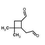 CAS#: 613236-84-3， 3,3-Dimethyl-2-(2-oxoethyl)cyclobutanecarbaldehyde