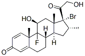 CAS#: 61339-36-4， 17-Bromo-9-Fluoro-11beta,21-Dihydroxy-16alpha-Methylpregna-1,4-Diene-3,20-Dione