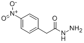 structure of CAS# 6144-81-6, 2-(4-Nitrophenyl)Acetohydrazide;2-(4-Nitrophenyl)Ethanehydrazide;Sbb000339;Oprea1_166973