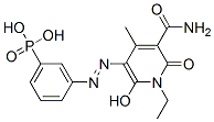 CAS#: 61470-70-0， [3-[[5-(Aminocarbonyl)-1-Ethyl-1,6-Dihydro-2-Hydroxy-4-Methyl-6-Oxopyridin-3-Yl]Azo]Phenyl]Phosphonic Acid