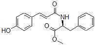 结构式 CAS# 615264-52-3, N-[3-(4-羟基苯基)-1-氧代-2-丙烯-1-基]-L-苯基丙氨酸甲酯