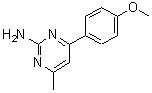 CAS#: 61541-75-1， 4-(4-Methoxyphenyl)-6-Methyl-2-Pyrimidinamine