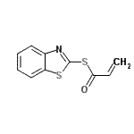 CAS#: 61553-73-9， S-1,3-Benzothiazol-2-Yl 2-Propenethioate