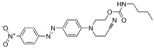 CAS#: 61556-47-6， 2-[(2-Cyanoethyl)[4-[(4-Nitrophenyl)Azo]Phenyl]Amino]Ethyl Butylcarbamate