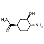 CAS#: 615569-09-0， (1R,3R,4R)-4-Amino-3-hydroxycyclohexanecarboxamide