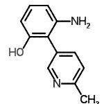 CAS#: 615572-97-9， 3-Amino-2-(6-methyl-3-pyridinyl)phenol
