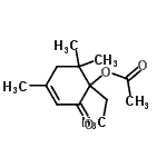CAS#: 615574-88-4， 1-Ethyl-4,6,6-trimethyl-2-oxo-3-cyclohexen-1-yl acetate