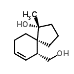 CAS#: 615582-10-0， (1R,5R,6R)-6-(Hydroxymethyl)-1-methylspiro[4.5]dec-7-en-1-ol