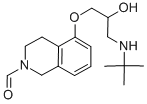CAS#: 61563-18-6， 5-[3-(Tert-Butylamino)-2-Hydroxypropoxy]-3,4-Dihydro-1H-Isoquinoline-2-Carbaldehyde