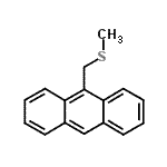 structure of CAS# 61574-53-6, 9-[(Methylsulfanyl)Methyl]Anthracene