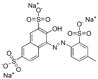 CAS#: 61617-66-1， 3-Hydroxy-4-[(4-Methyl-2-Sulphophenyl)Azo]Naphthalene-2,7-Disulphonic Acid, Sodium Salt
