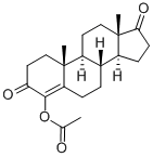 CAS 登录号：61630-32-8， 4-雄甾烯-4-醇-3,17-二酮乙酸酯