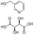 CAS#: 6164-87-0， 3-Hydroxymethylpyridinium hydrogen L(+)-Tartaric Acid Salt