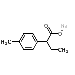 CAS#: 61666-53-3， Sodium 2-(4-Methylphenyl)Butanoate