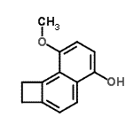 CAS#: 616889-78-2， 8-Methoxy-1,2-dihydrocyclobuta[a]naphthalen-5-ol