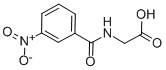 CAS#: 617-10-7， (3-Nitro-Benzoylamino)-Acetic Acid